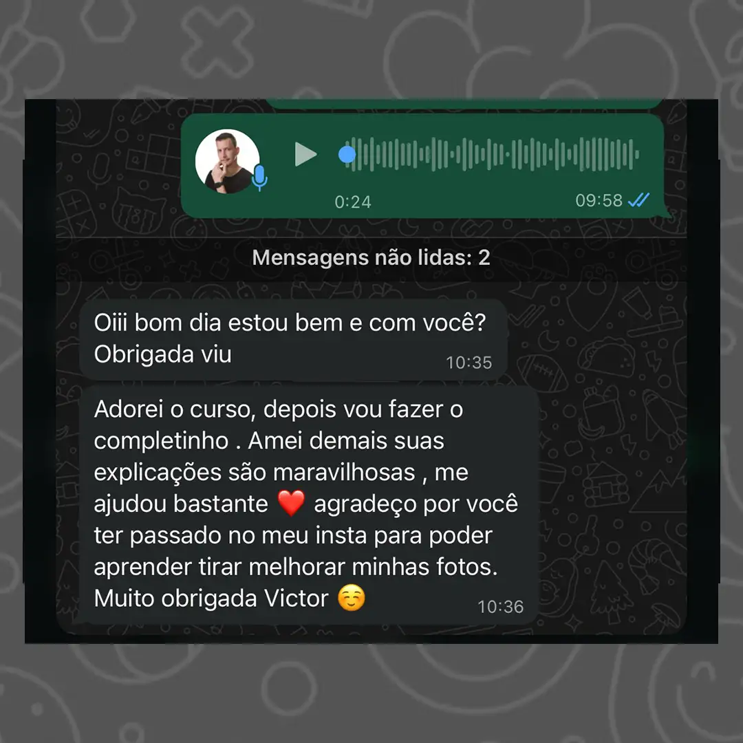 Depoimento aluno